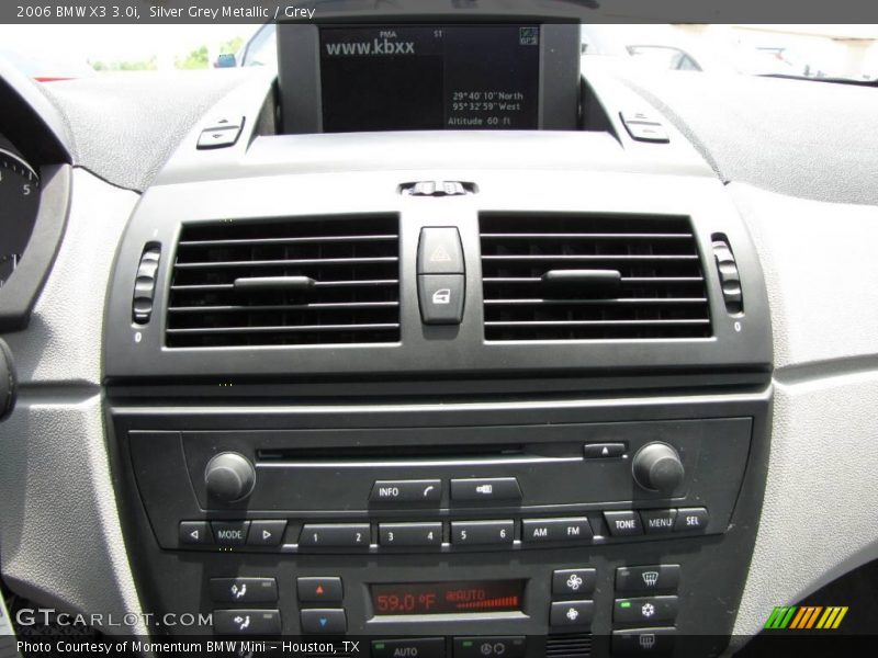 Silver Grey Metallic / Grey 2006 BMW X3 3.0i