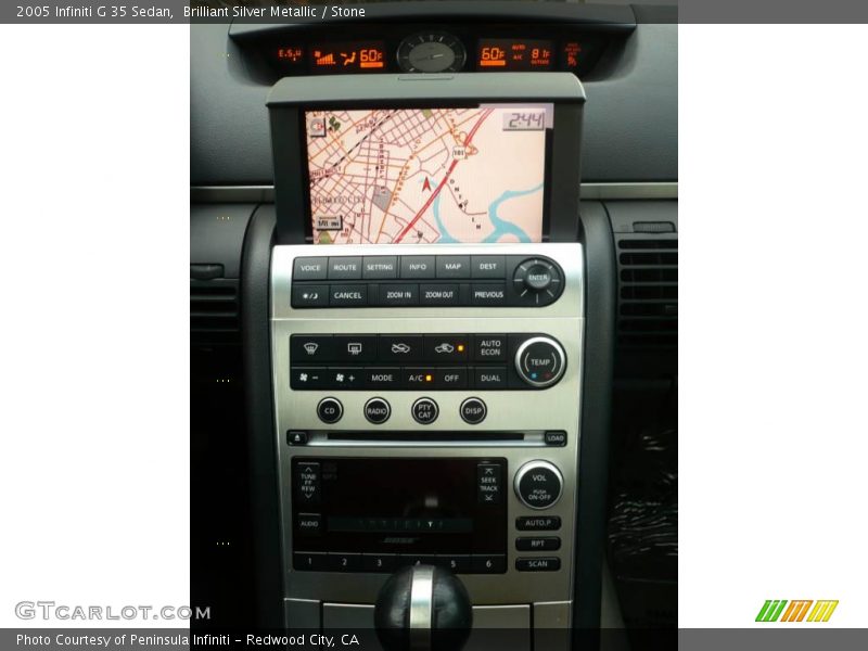 Brilliant Silver Metallic / Stone 2005 Infiniti G 35 Sedan