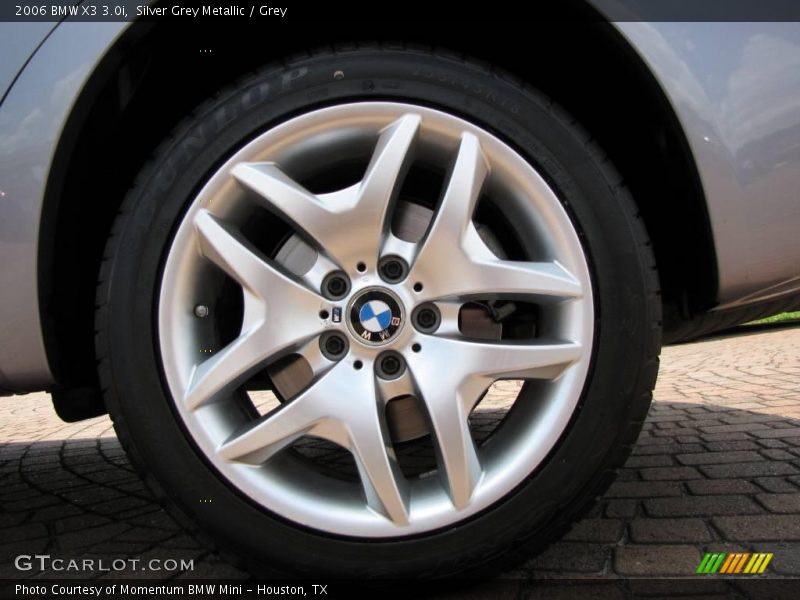 Silver Grey Metallic / Grey 2006 BMW X3 3.0i