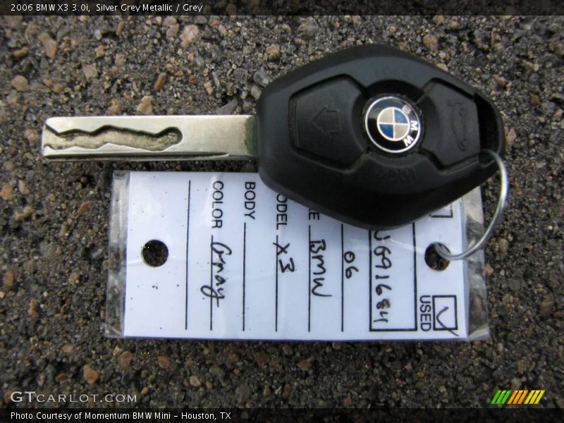 Silver Grey Metallic / Grey 2006 BMW X3 3.0i