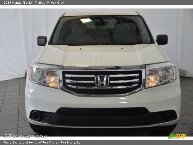 Taffeta White / Gray 2015 Honda Pilot LX