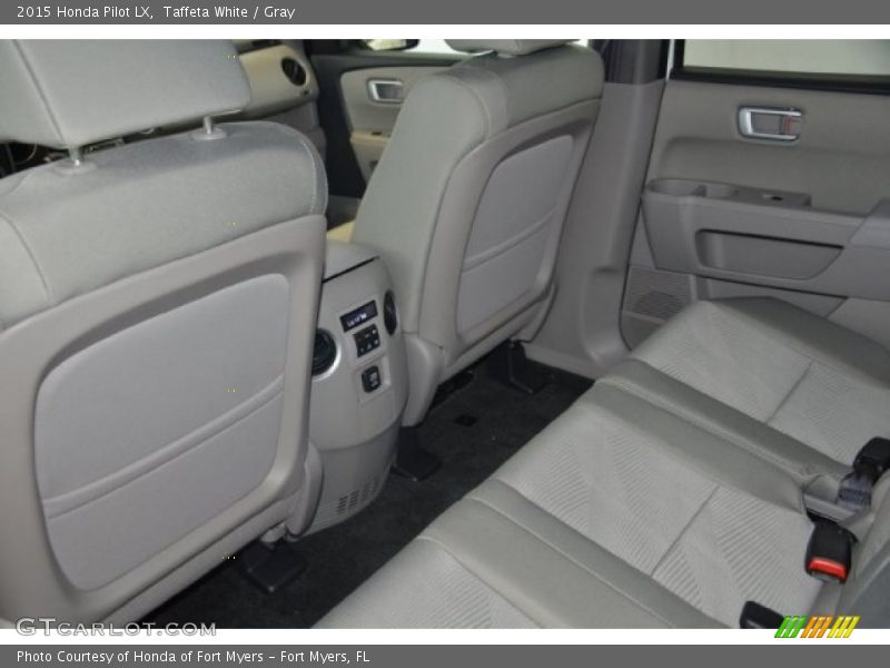 Taffeta White / Gray 2015 Honda Pilot LX