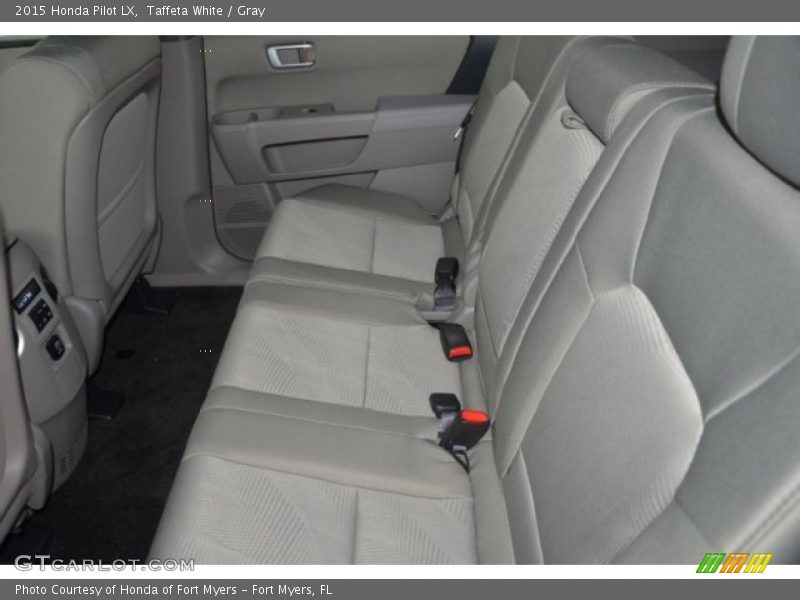 Taffeta White / Gray 2015 Honda Pilot LX