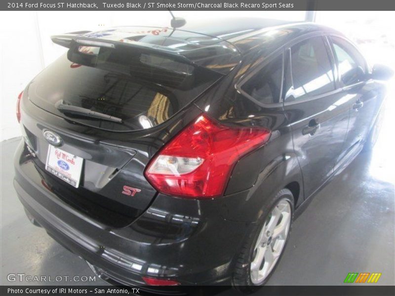 Tuxedo Black / ST Smoke Storm/Charcoal Black Recaro Sport Seats 2014 Ford Focus ST Hatchback