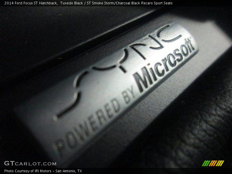 Tuxedo Black / ST Smoke Storm/Charcoal Black Recaro Sport Seats 2014 Ford Focus ST Hatchback