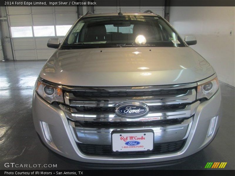 Ingot Silver / Charcoal Black 2014 Ford Edge Limited