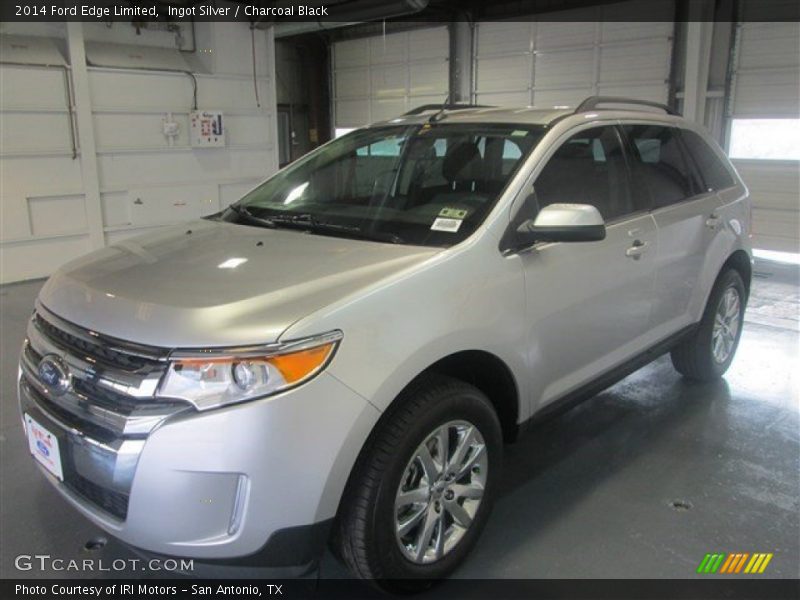 Ingot Silver / Charcoal Black 2014 Ford Edge Limited