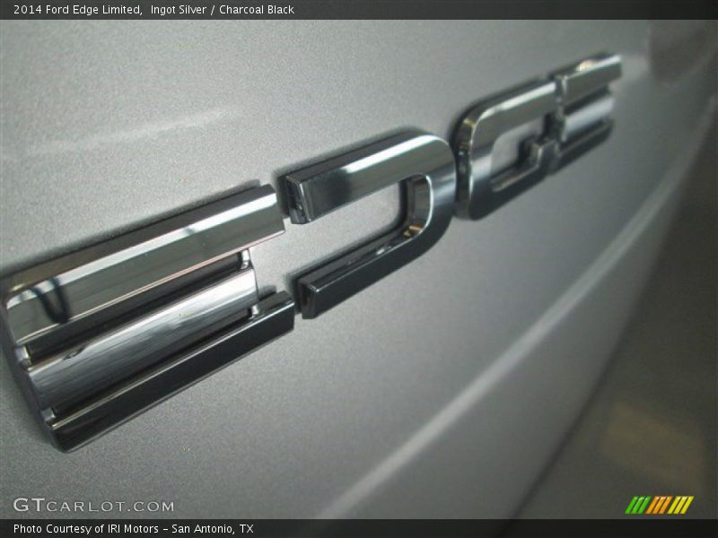 Ingot Silver / Charcoal Black 2014 Ford Edge Limited