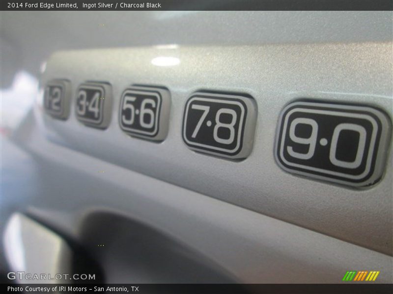 Ingot Silver / Charcoal Black 2014 Ford Edge Limited
