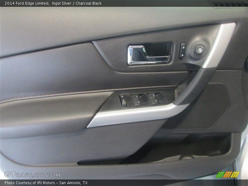 Ingot Silver / Charcoal Black 2014 Ford Edge Limited