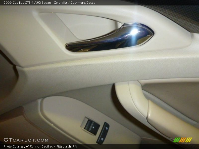 Gold Mist / Cashmere/Cocoa 2009 Cadillac CTS 4 AWD Sedan