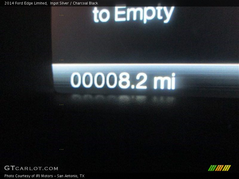 Ingot Silver / Charcoal Black 2014 Ford Edge Limited