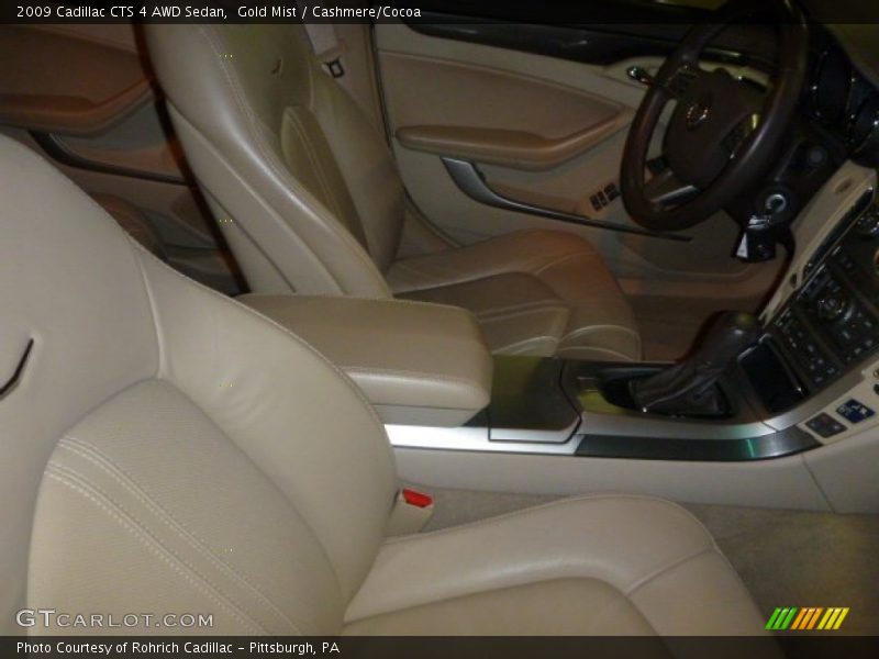 Gold Mist / Cashmere/Cocoa 2009 Cadillac CTS 4 AWD Sedan