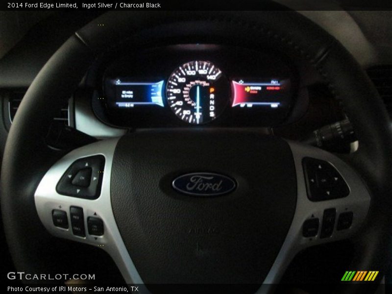 Ingot Silver / Charcoal Black 2014 Ford Edge Limited