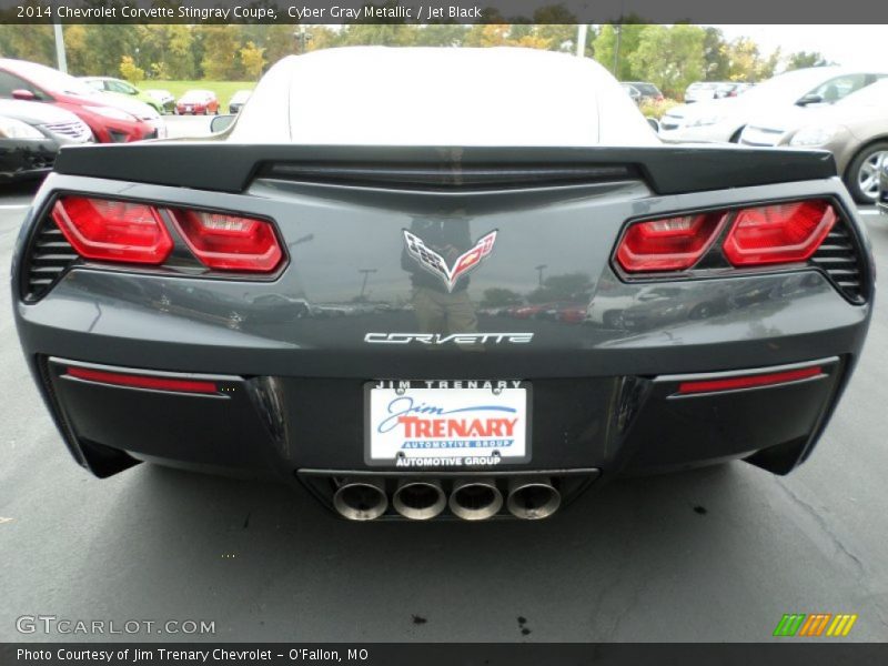 Cyber Gray Metallic / Jet Black 2014 Chevrolet Corvette Stingray Coupe