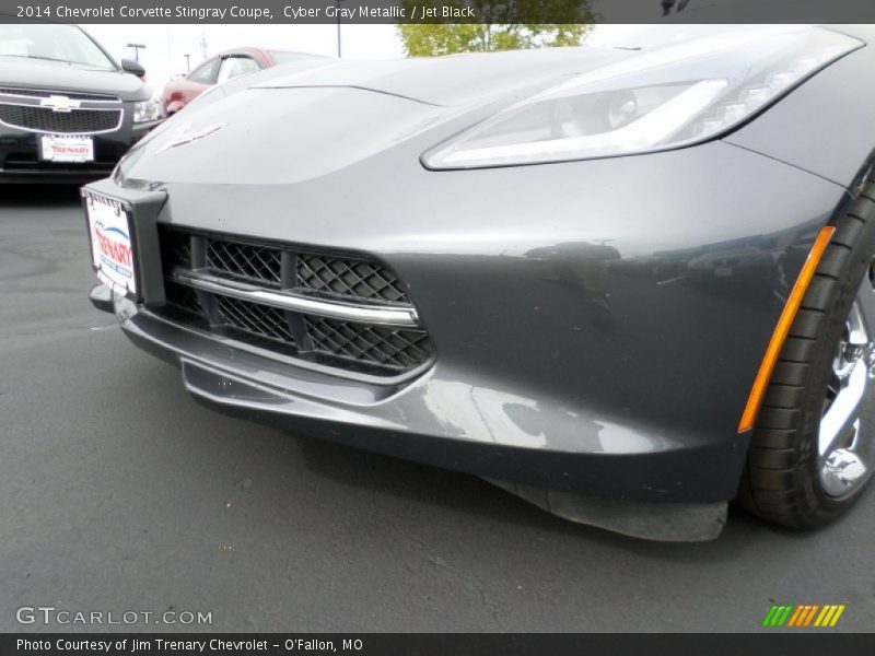 Cyber Gray Metallic / Jet Black 2014 Chevrolet Corvette Stingray Coupe
