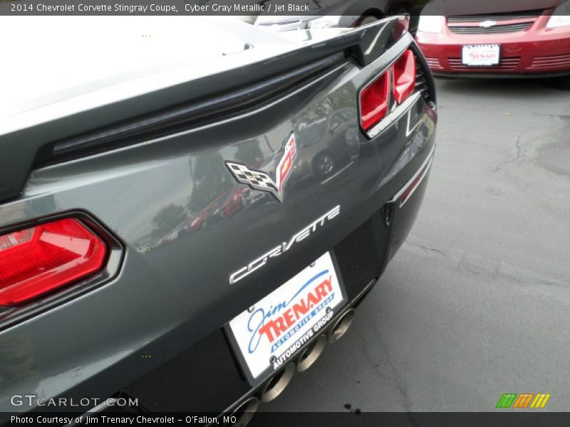 Cyber Gray Metallic / Jet Black 2014 Chevrolet Corvette Stingray Coupe