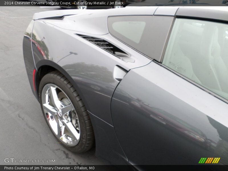 Cyber Gray Metallic / Jet Black 2014 Chevrolet Corvette Stingray Coupe