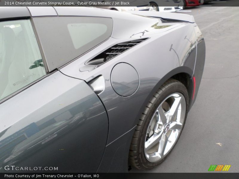 Cyber Gray Metallic / Jet Black 2014 Chevrolet Corvette Stingray Coupe