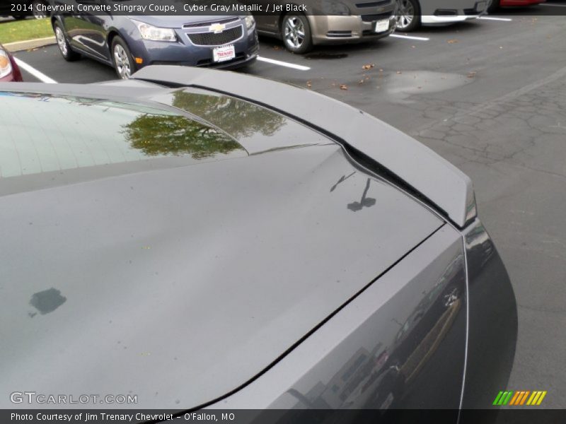 Cyber Gray Metallic / Jet Black 2014 Chevrolet Corvette Stingray Coupe