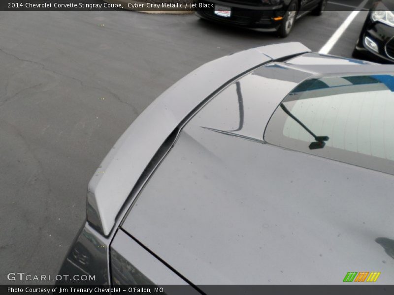 Cyber Gray Metallic / Jet Black 2014 Chevrolet Corvette Stingray Coupe