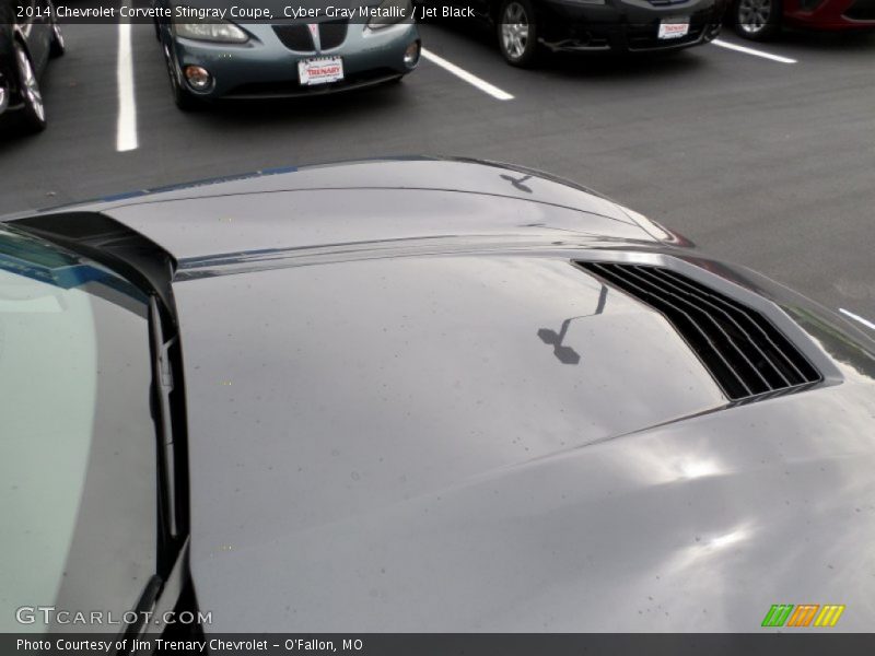 Cyber Gray Metallic / Jet Black 2014 Chevrolet Corvette Stingray Coupe