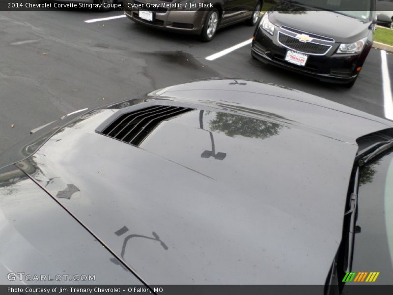 Cyber Gray Metallic / Jet Black 2014 Chevrolet Corvette Stingray Coupe