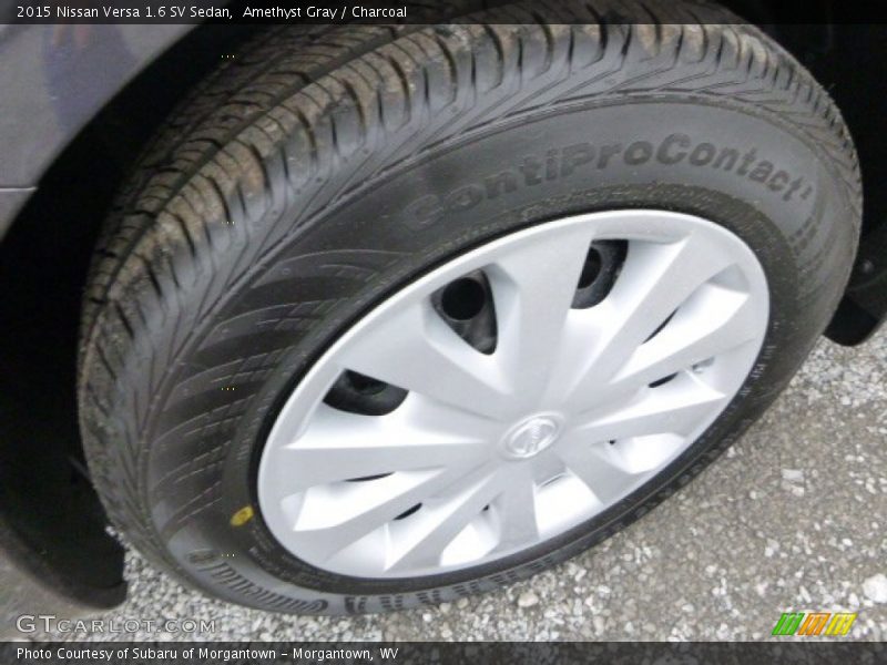 Amethyst Gray / Charcoal 2015 Nissan Versa 1.6 SV Sedan