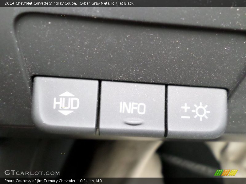 Cyber Gray Metallic / Jet Black 2014 Chevrolet Corvette Stingray Coupe