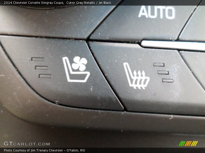 Cyber Gray Metallic / Jet Black 2014 Chevrolet Corvette Stingray Coupe