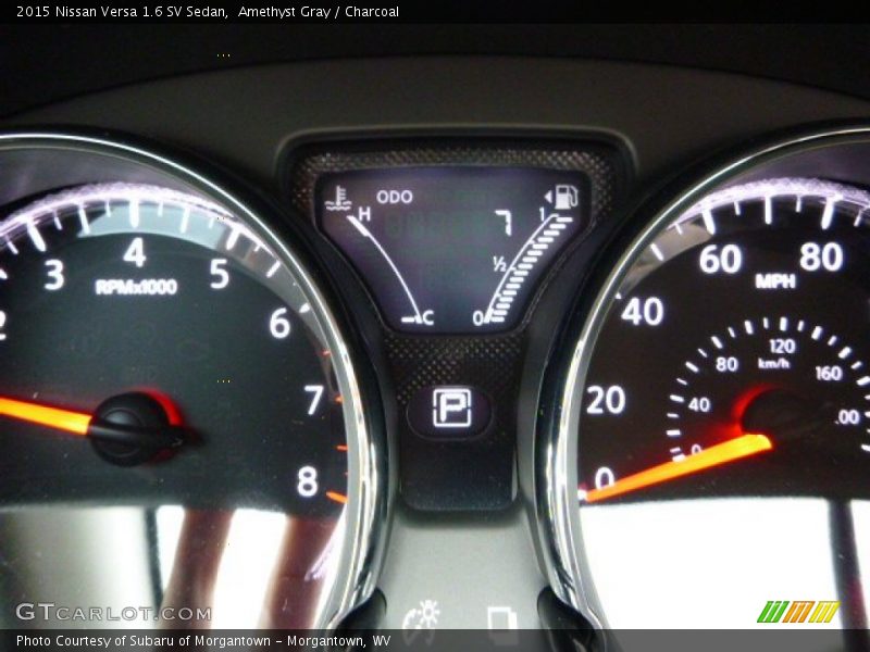 Amethyst Gray / Charcoal 2015 Nissan Versa 1.6 SV Sedan