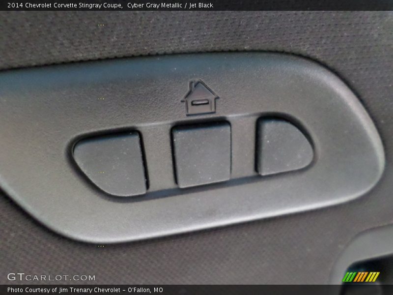 Cyber Gray Metallic / Jet Black 2014 Chevrolet Corvette Stingray Coupe