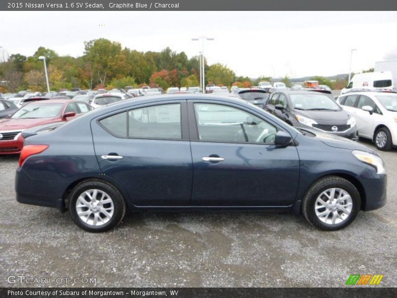 Graphite Blue / Charcoal 2015 Nissan Versa 1.6 SV Sedan