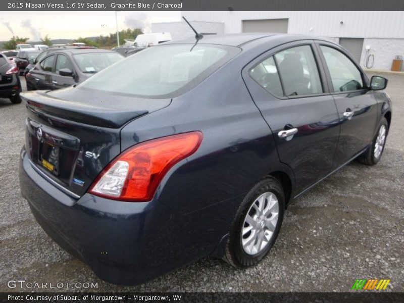Graphite Blue / Charcoal 2015 Nissan Versa 1.6 SV Sedan