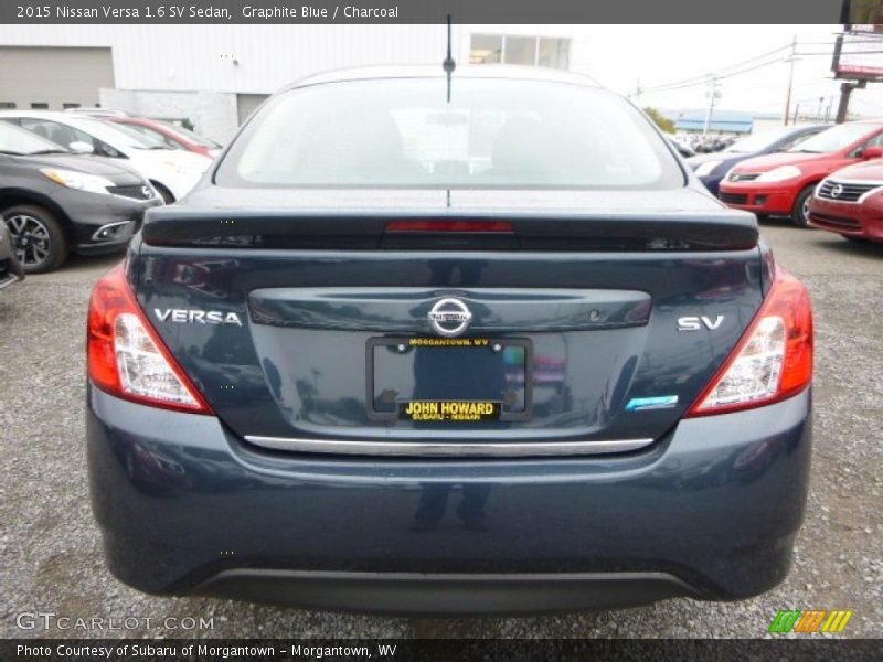 Graphite Blue / Charcoal 2015 Nissan Versa 1.6 SV Sedan