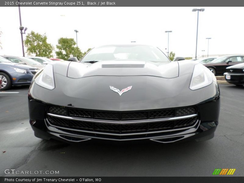 Black / Jet Black 2015 Chevrolet Corvette Stingray Coupe Z51