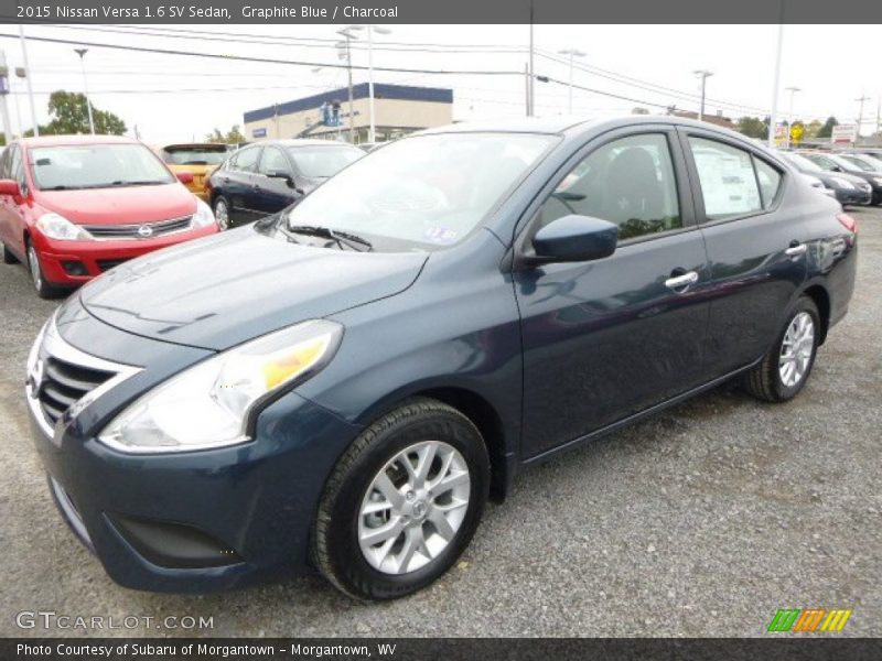 Graphite Blue / Charcoal 2015 Nissan Versa 1.6 SV Sedan