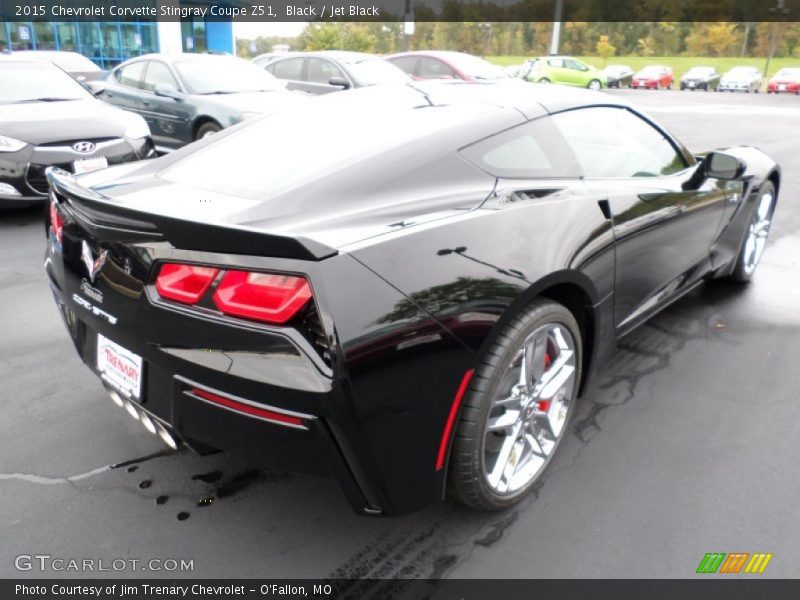 Black / Jet Black 2015 Chevrolet Corvette Stingray Coupe Z51