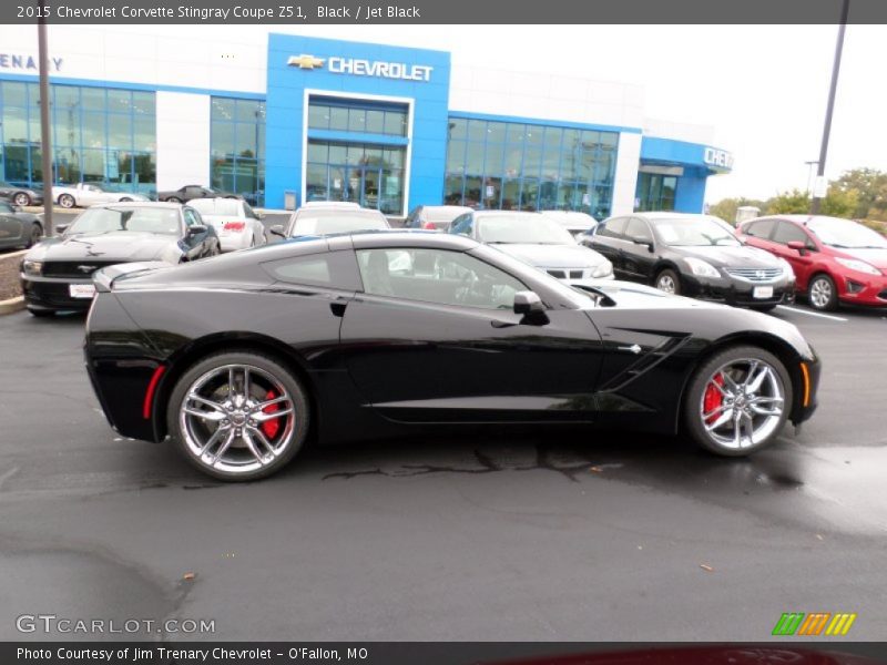 Black / Jet Black 2015 Chevrolet Corvette Stingray Coupe Z51