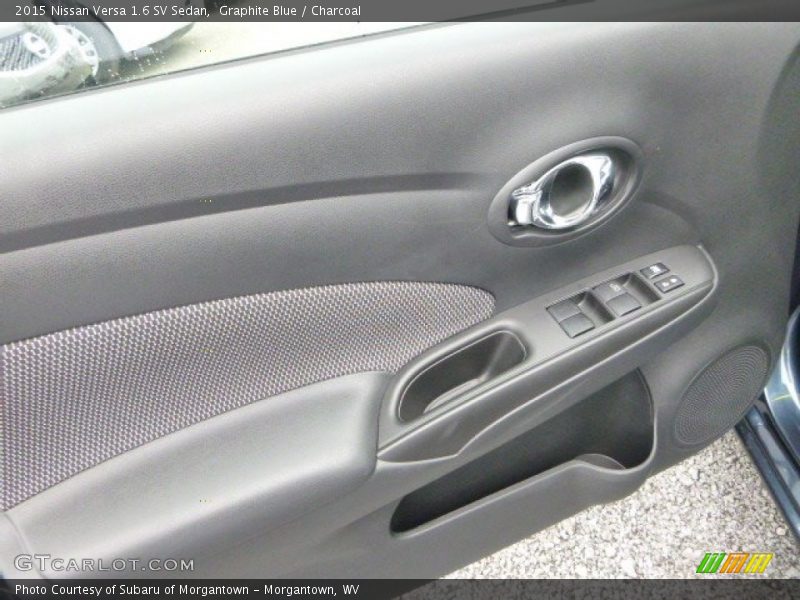 Graphite Blue / Charcoal 2015 Nissan Versa 1.6 SV Sedan