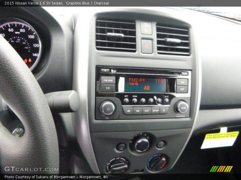 Graphite Blue / Charcoal 2015 Nissan Versa 1.6 SV Sedan