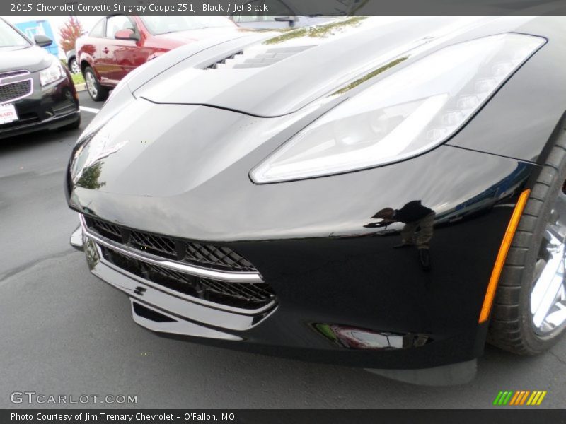 Black / Jet Black 2015 Chevrolet Corvette Stingray Coupe Z51