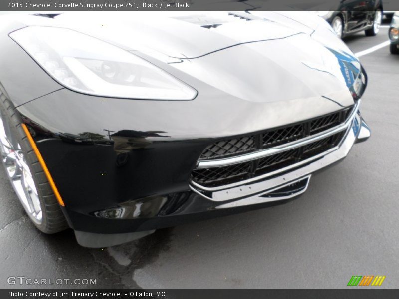 Black / Jet Black 2015 Chevrolet Corvette Stingray Coupe Z51