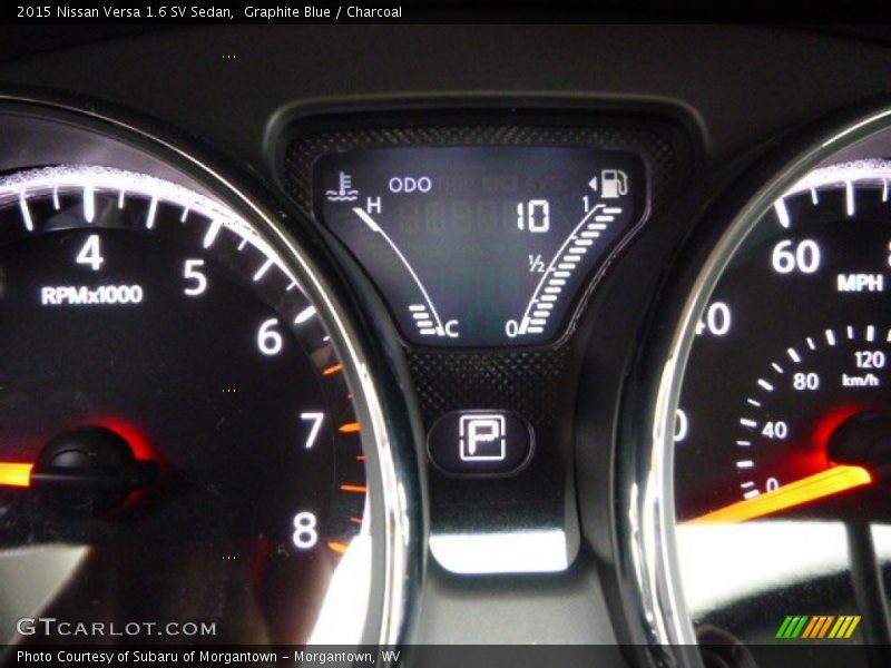 Graphite Blue / Charcoal 2015 Nissan Versa 1.6 SV Sedan