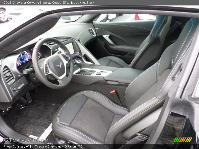  2015 Corvette Stingray Coupe Z51 Jet Black Interior