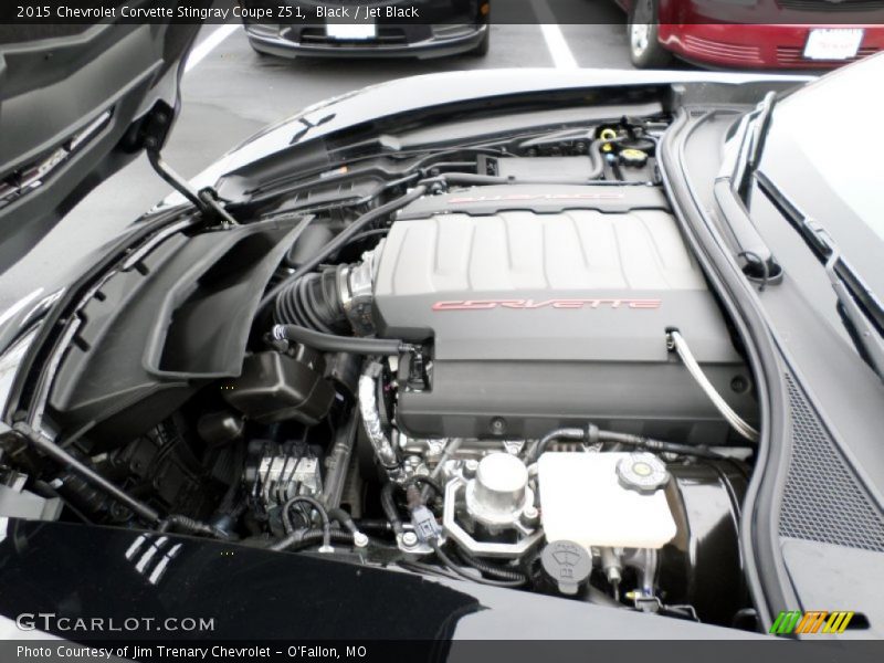 Black / Jet Black 2015 Chevrolet Corvette Stingray Coupe Z51