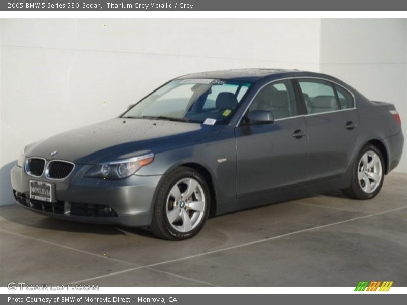 Titanium Grey Metallic / Grey 2005 BMW 5 Series 530i Sedan