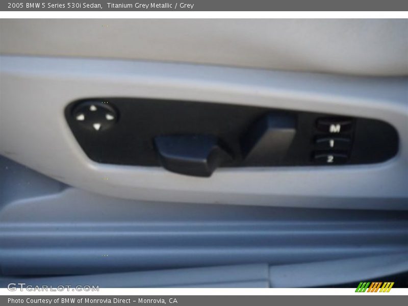 Titanium Grey Metallic / Grey 2005 BMW 5 Series 530i Sedan