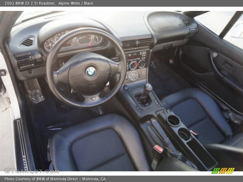  2001 Z3 2.5i Roadster Black Interior