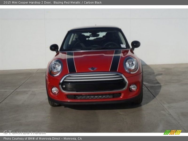 Blazing Red Metallic / Carbon Black 2015 Mini Cooper Hardtop 2 Door